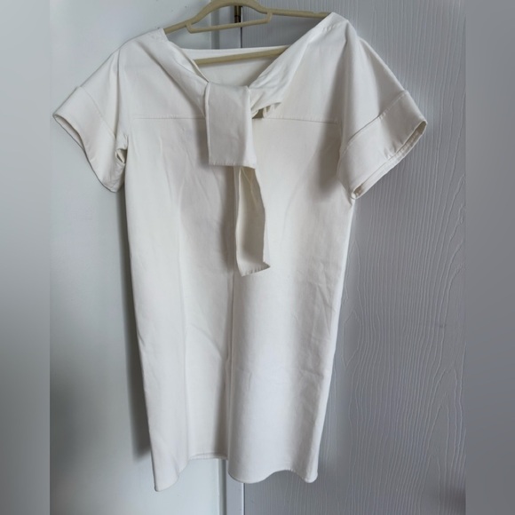 Oscar De La Renta White Mini Shift Dress NWT - Picture 11 of 11